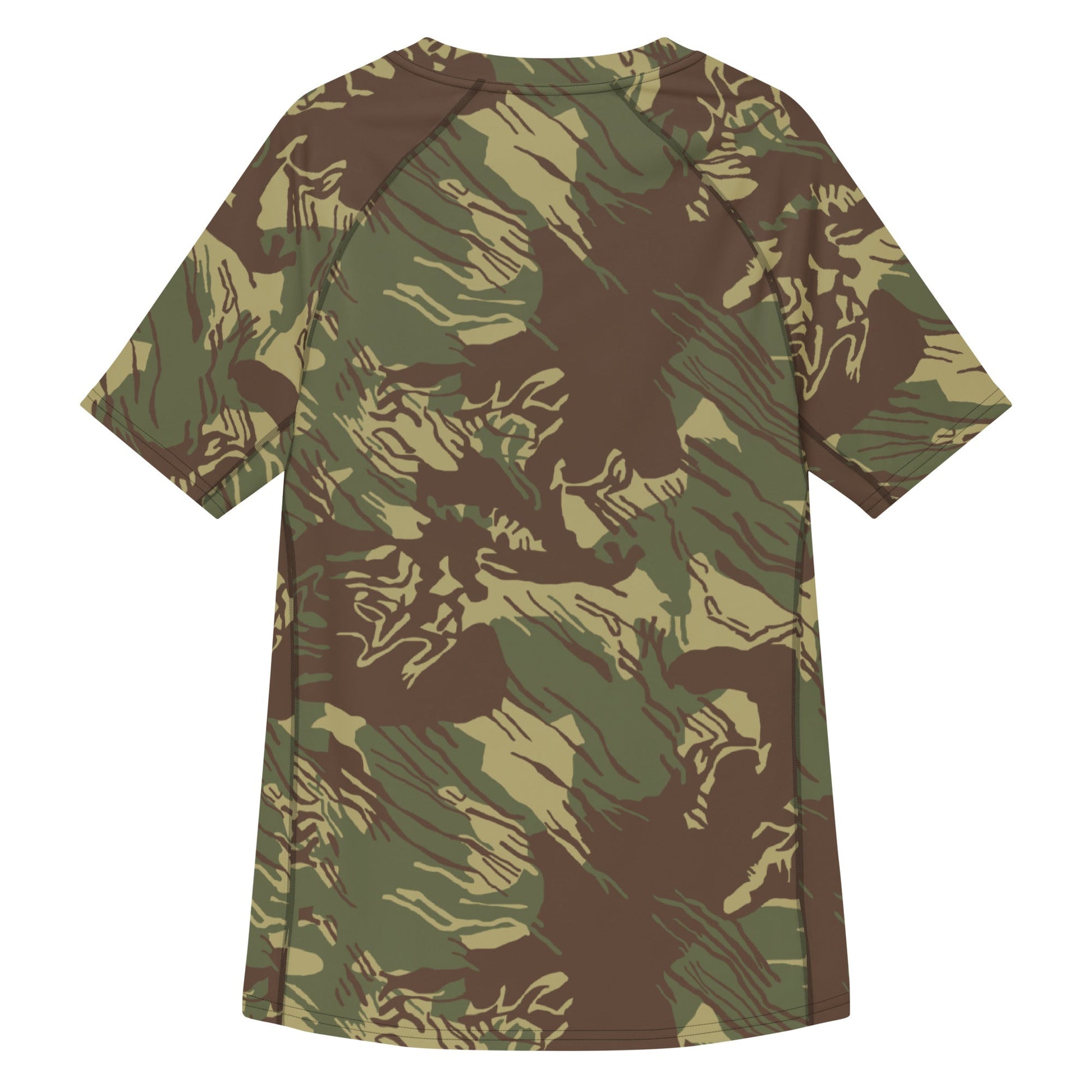 Rhodesian Brushstroke CAMO Mens Short-Sleeve Rash Guard - Short-sleeve Guards