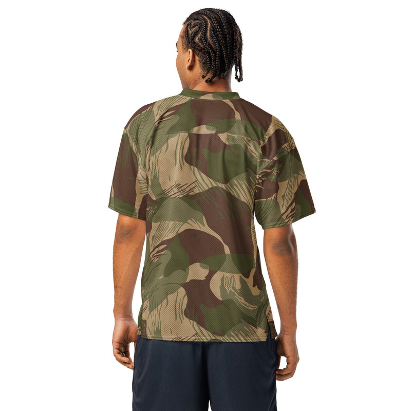 Brushstroke Multi-Terrain Rhodesian CAMO Unisex American Football Jersey