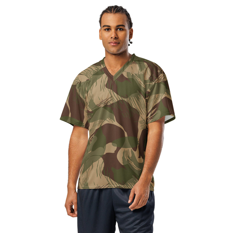 Brushstroke Multi-Terrain Rhodesian CAMO Unisex American Football Jersey