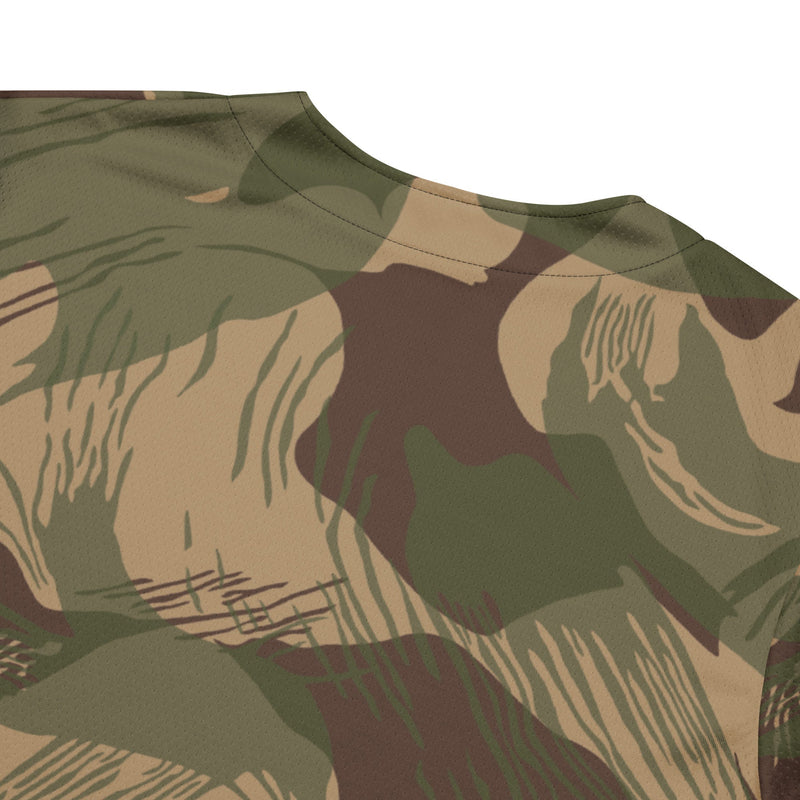 Brushstroke Multi-Terrain Rhodesian CAMO Unisex Baseball Jersey