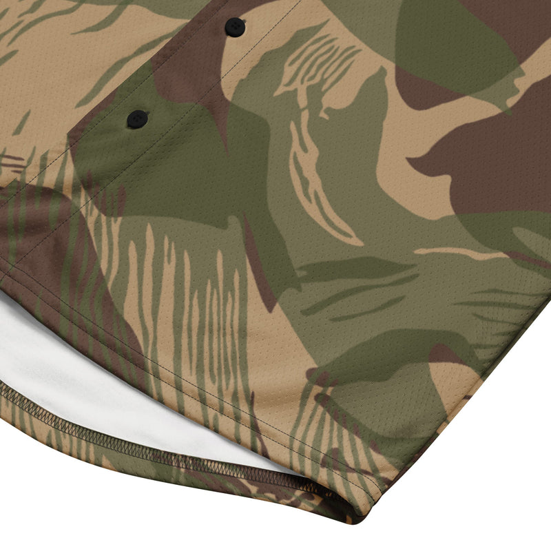 Brushstroke Multi-Terrain Rhodesian CAMO Unisex Baseball Jersey