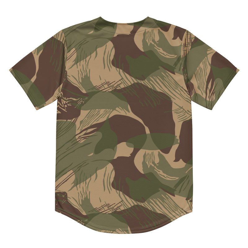Brushstroke Multi-Terrain Rhodesian CAMO Unisex Baseball Jersey