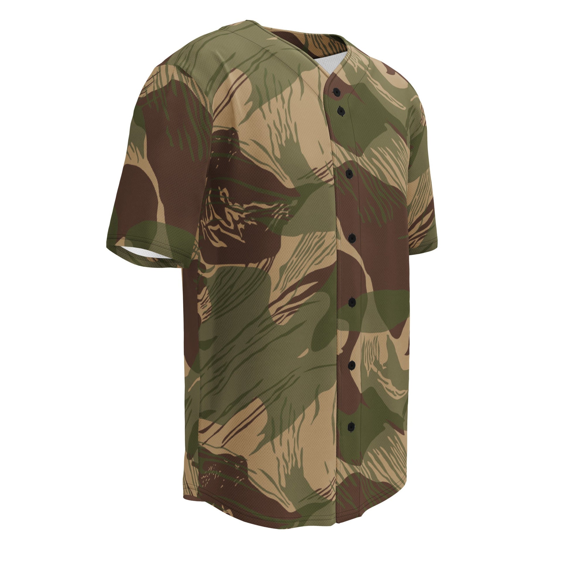 Rhodesian Brushstroke Multi-terrain CAMO baseball jersey - Baseball Jerseys