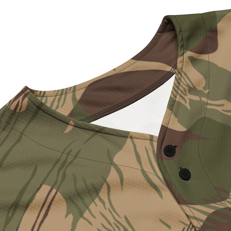 Brushstroke Multi-Terrain Rhodesian CAMO Unisex Baseball Jersey