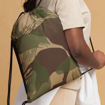 Rhodesian Brushstroke Multi-terrain CAMO Drawstring Bag - Bags