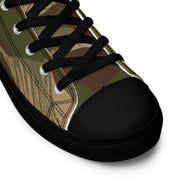 Brushstroke Multi-Terrain Rhodesian CAMO Mens High-Top Canvas Shoes