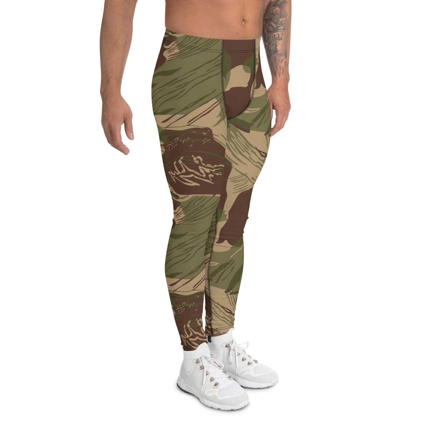 Rhodesian Brushstroke Multi-terrain CAMO Mens Leggings