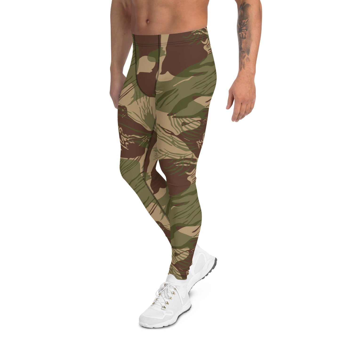 Rhodesian Brushstroke Multi-terrain CAMO Mens Leggings