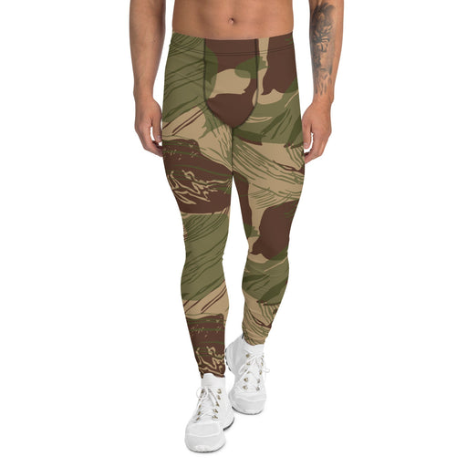 Brushstroke Multi-Terrain Rhodesian CAMO Mens Leggings - XS - Men