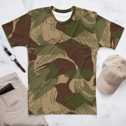 Rhodesian Brushstroke Multi-terrain CAMO Mens T-shirt - XS - T-Shirts