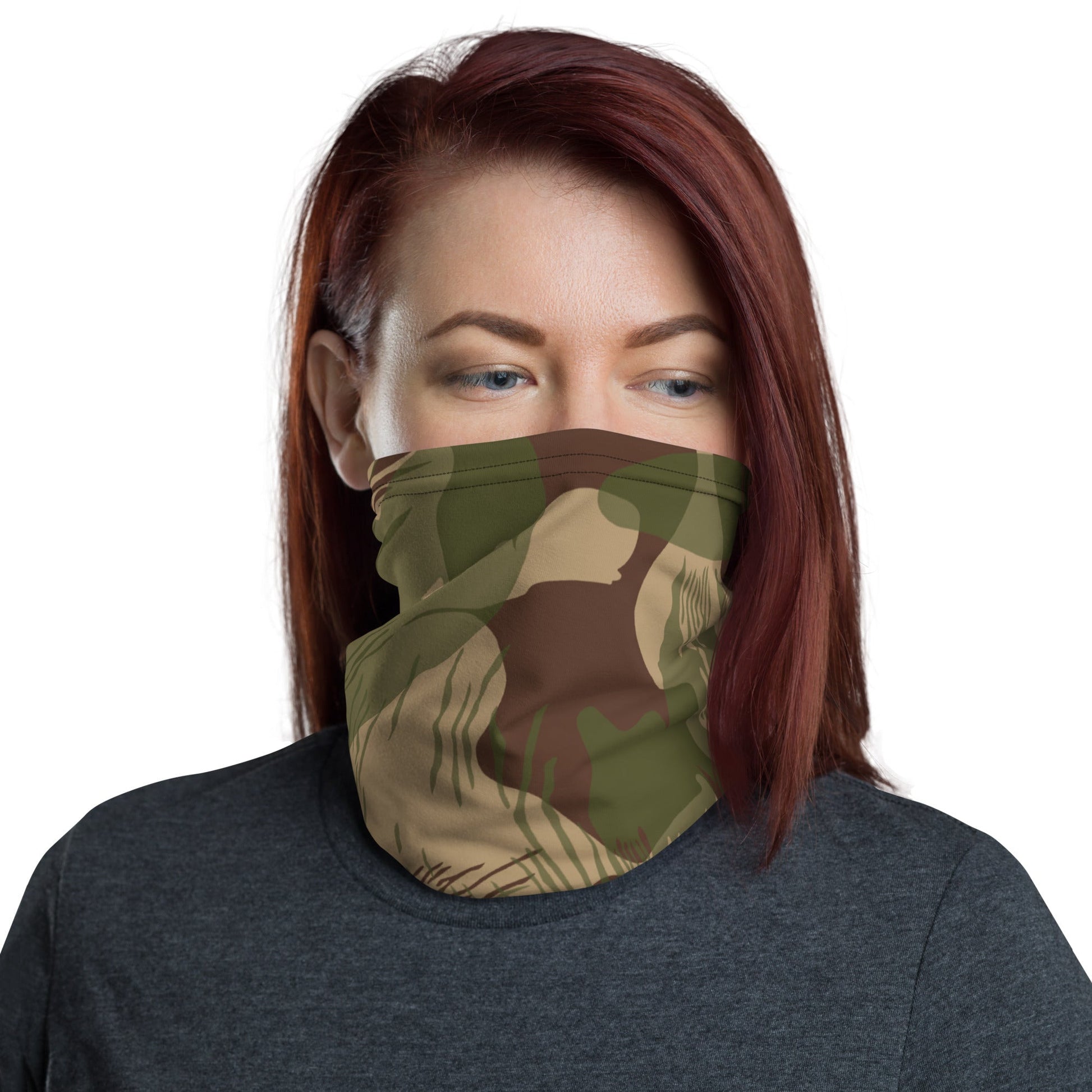 Rhodesian Brushstroke Multi terrain CAMO Neck Gaiter Gaiters