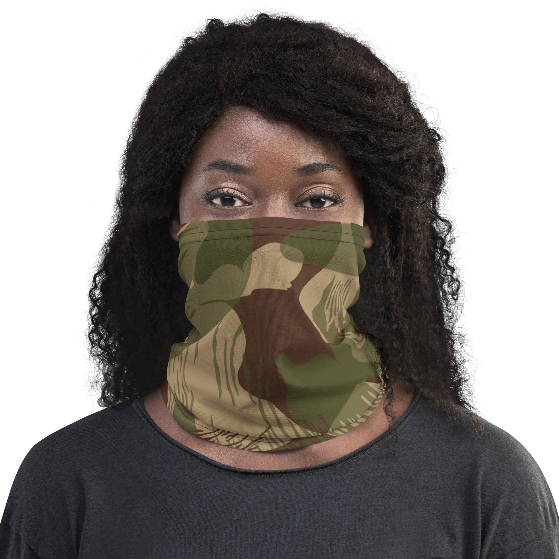 Rhodesian Brushstroke Multi terrain CAMO Neck Gaiter Gaiters