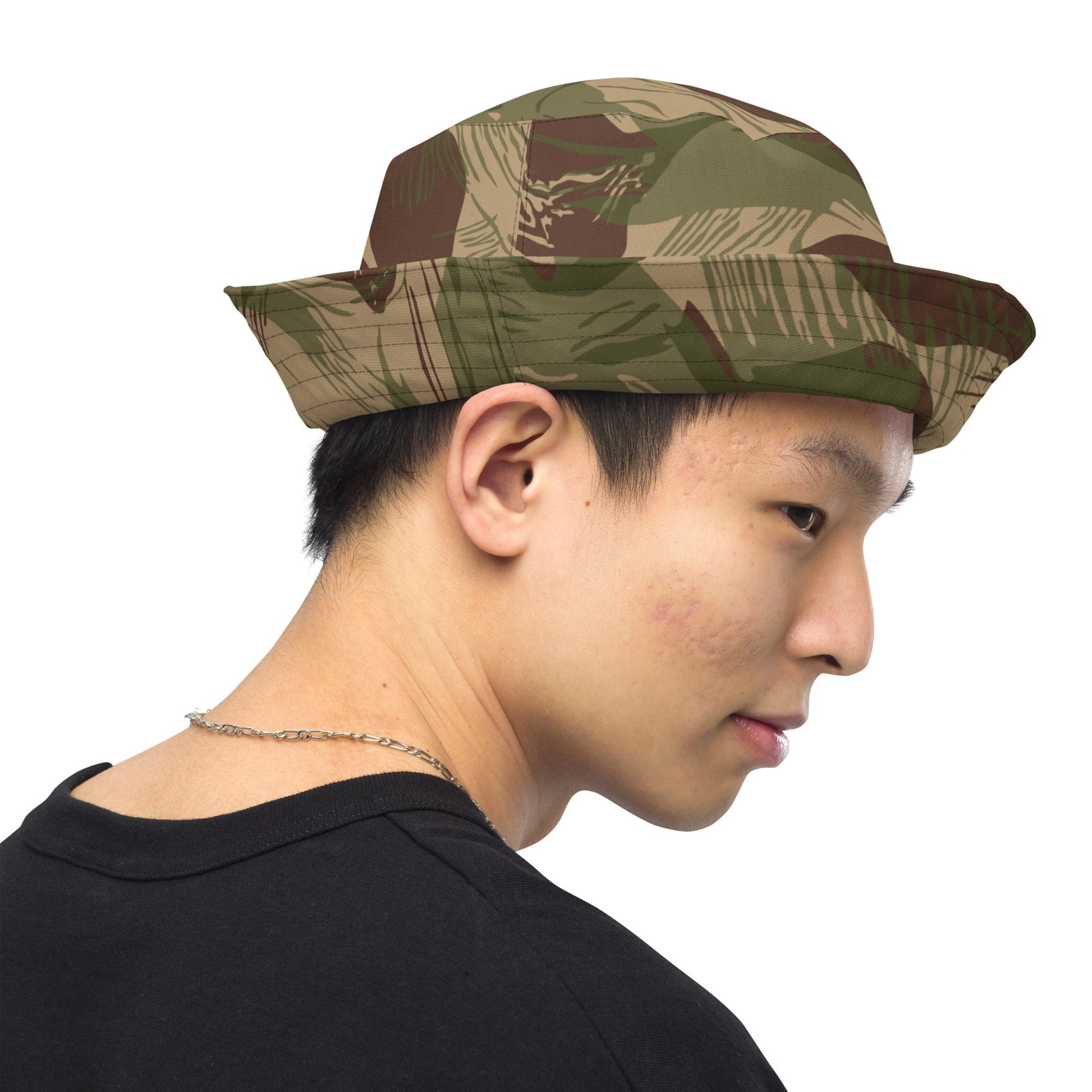 Rhodesian Brushstroke Multi-terrain CAMO Reversible bucket hat - Bucket Hats