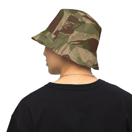 Brushstroke Multi-Terrain Rhodesian CAMO Reversible Bucket Hat - S/M - Head