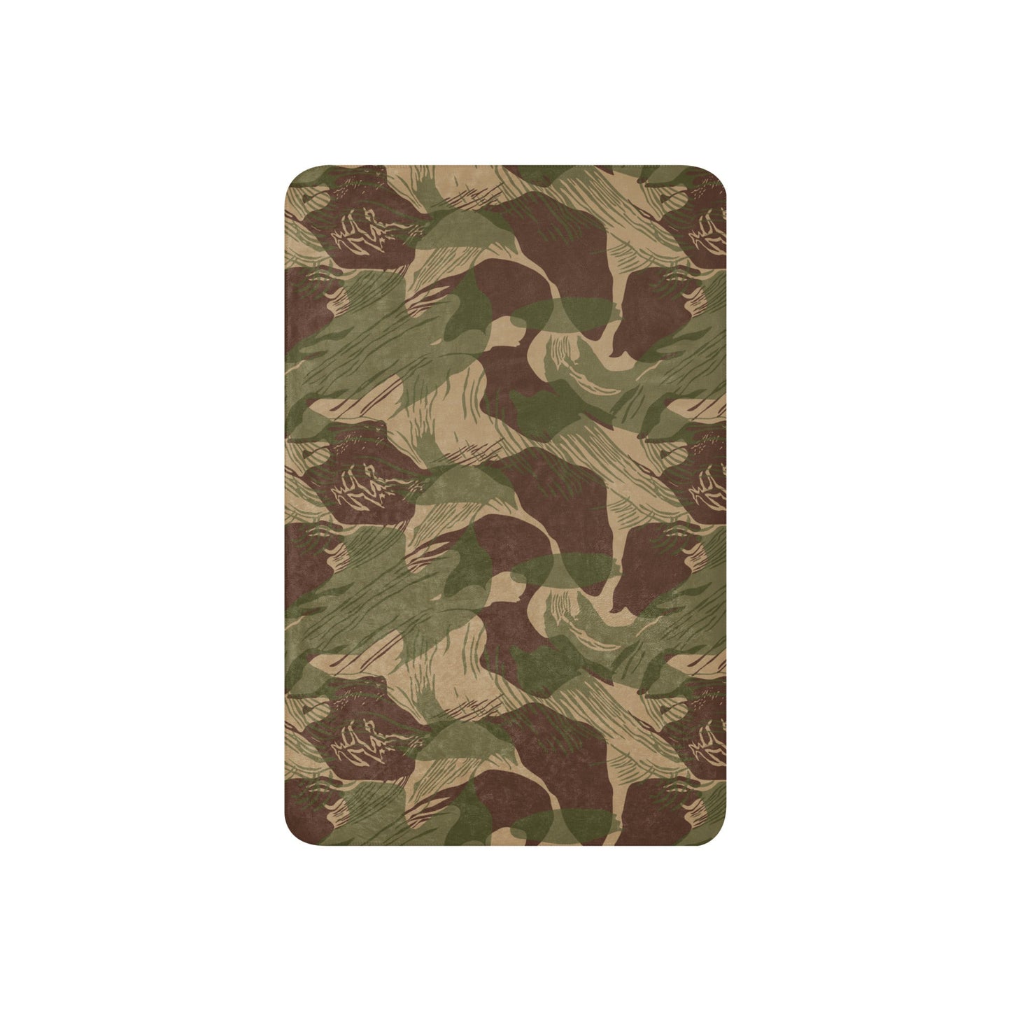 Rhodesian Brushstroke Multi-terrain CAMO Sherpa blanket - Blankets