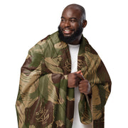 Brushstroke Multi-Terrain Rhodesian CAMO Sherpa Blanket