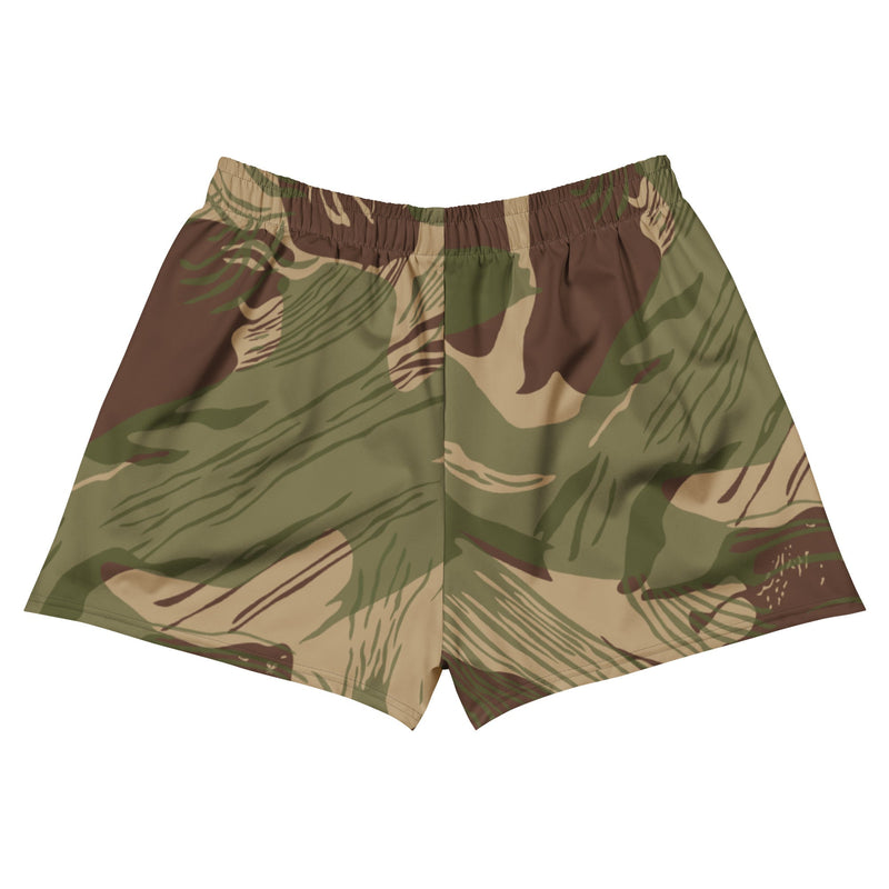 Brushstroke Multi-Terrain Rhodesian CAMO Unisex Athletic Shorts