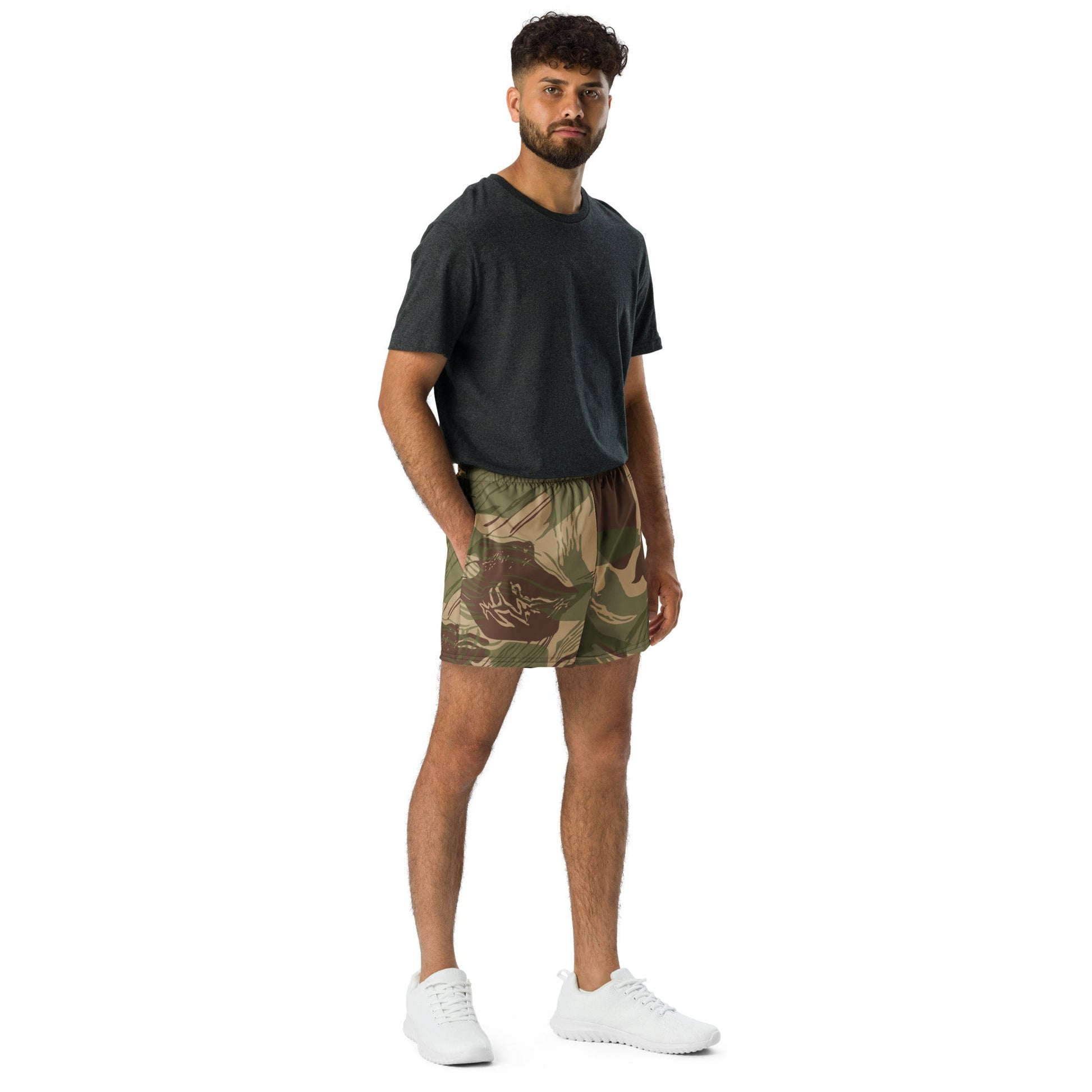 Rhodesian Brushstroke Multi-terrain CAMO Unisex Athletic Shorts