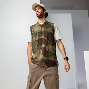 Brushstroke Multi-Terrain Rhodesian CAMO Unisex Basketball Jersey - 2XS