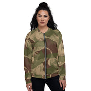 Brushstroke Multi-Terrain Rhodesian CAMO Unisex Bomber Jacket