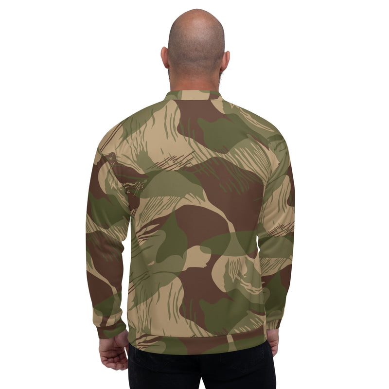 Brushstroke Multi-Terrain Rhodesian CAMO Unisex Bomber Jacket