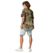 Brushstroke Multi-Terrain Rhodesian CAMO Unisex Short-Sleeve Button Shirt - Button-Up