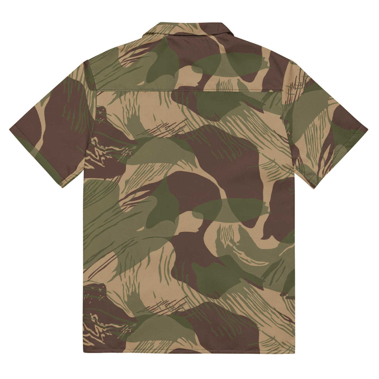 Rhodesian Brushstroke Multi-terrain CAMO Unisex button shirt - Button Shirts