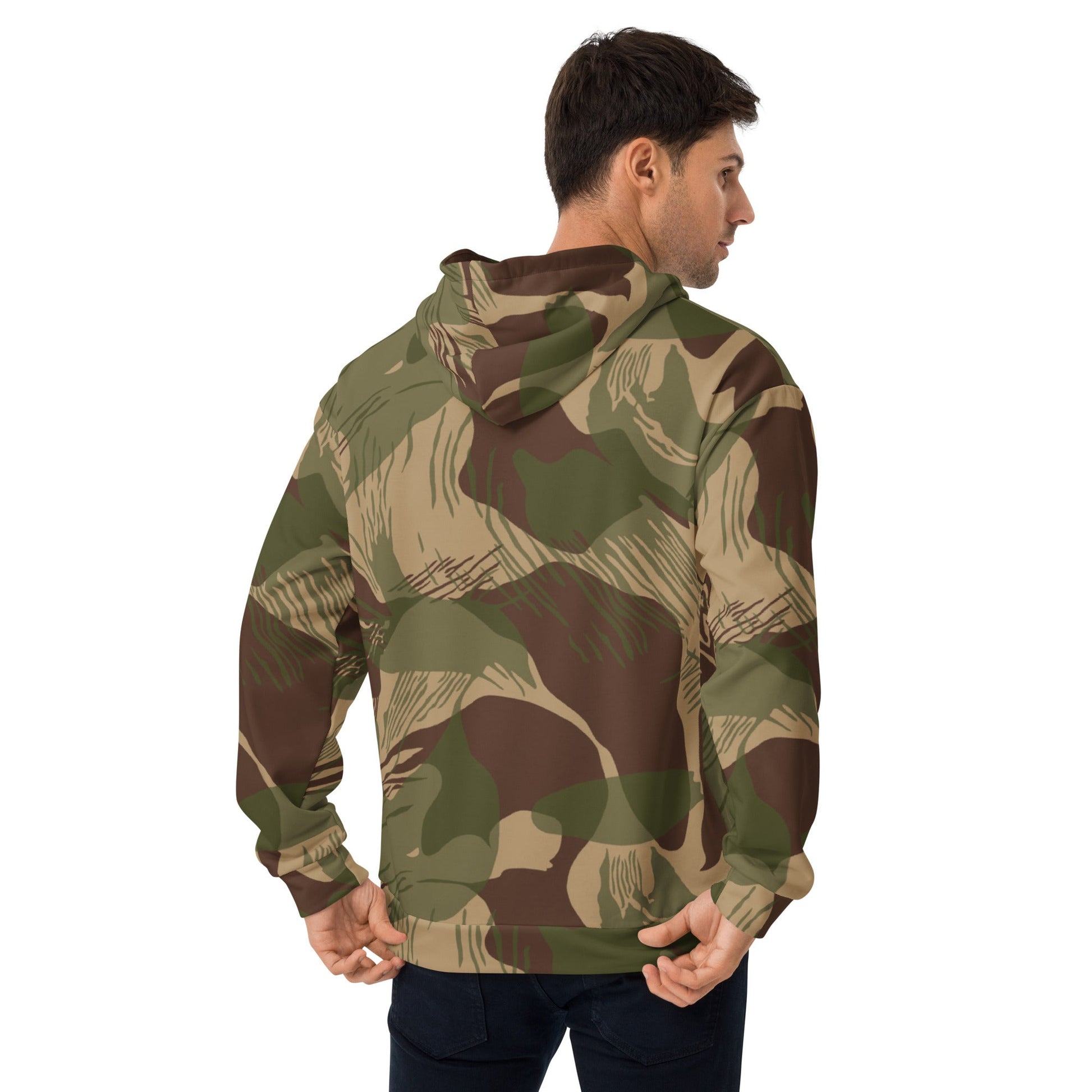 Rhodesian Brushstroke Multi-terrain CAMO Unisex Hoodie - Hoodies
