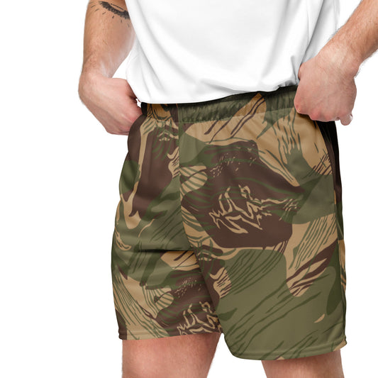 Rhodesian Brushstroke Multi-terrain CAMO Unisex mesh shorts - Mesh Shorts