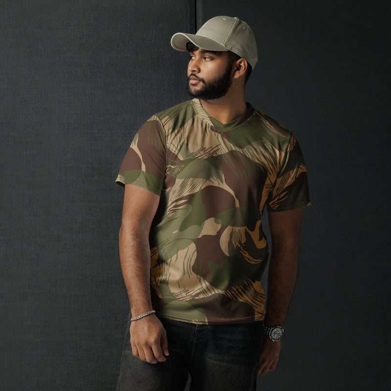 Brushstroke Multi-Terrain Rhodesian CAMO Unisex Sports Jersey