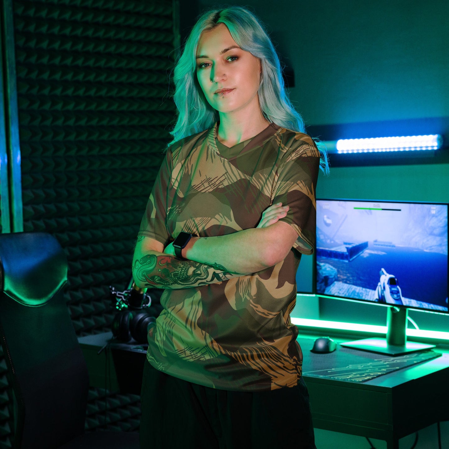 Rhodesian Brushstroke Multi terrain CAMO unisex sports jersey Sports Jerseys