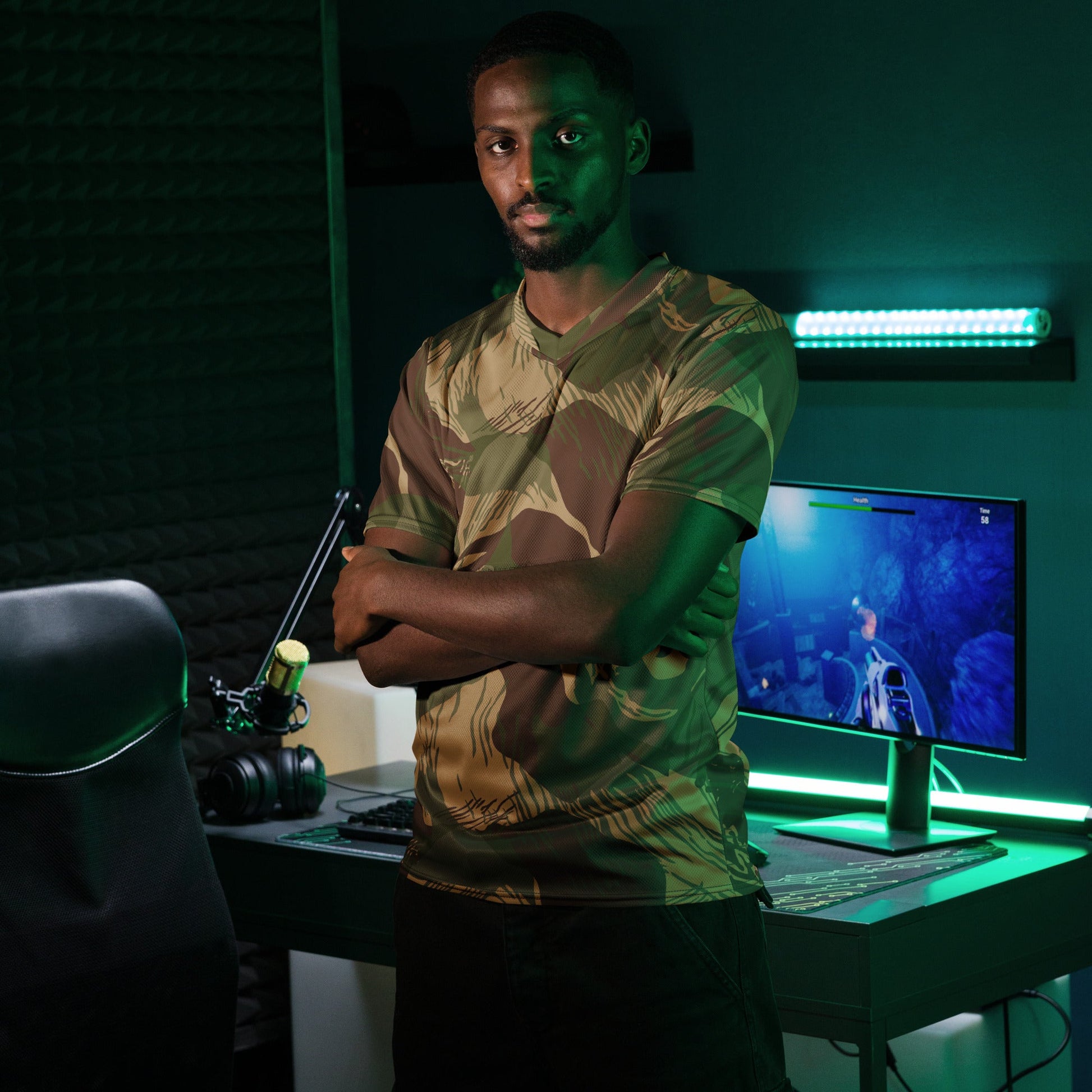 Rhodesian Brushstroke Multi terrain CAMO unisex sports jersey Sports Jerseys