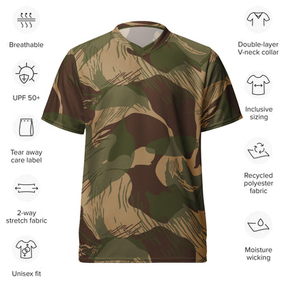 Rhodesian Brushstroke Multi terrain CAMO unisex sports jersey Sports Jerseys