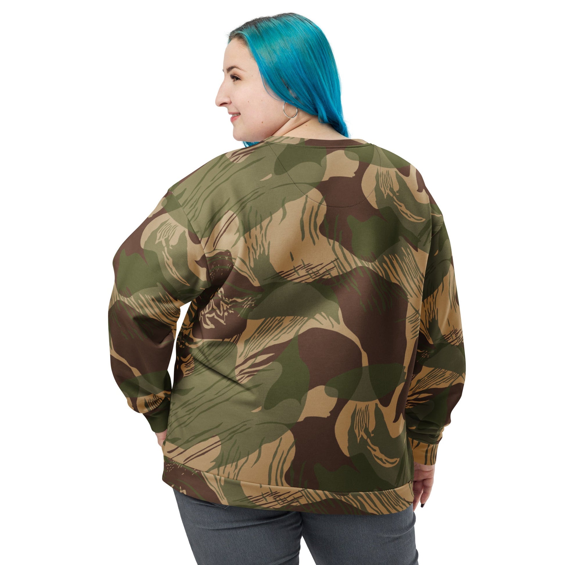 Rhodesian Brushstroke Multi-terrain CAMO Unisex Sweatshirt - Sweatshirts