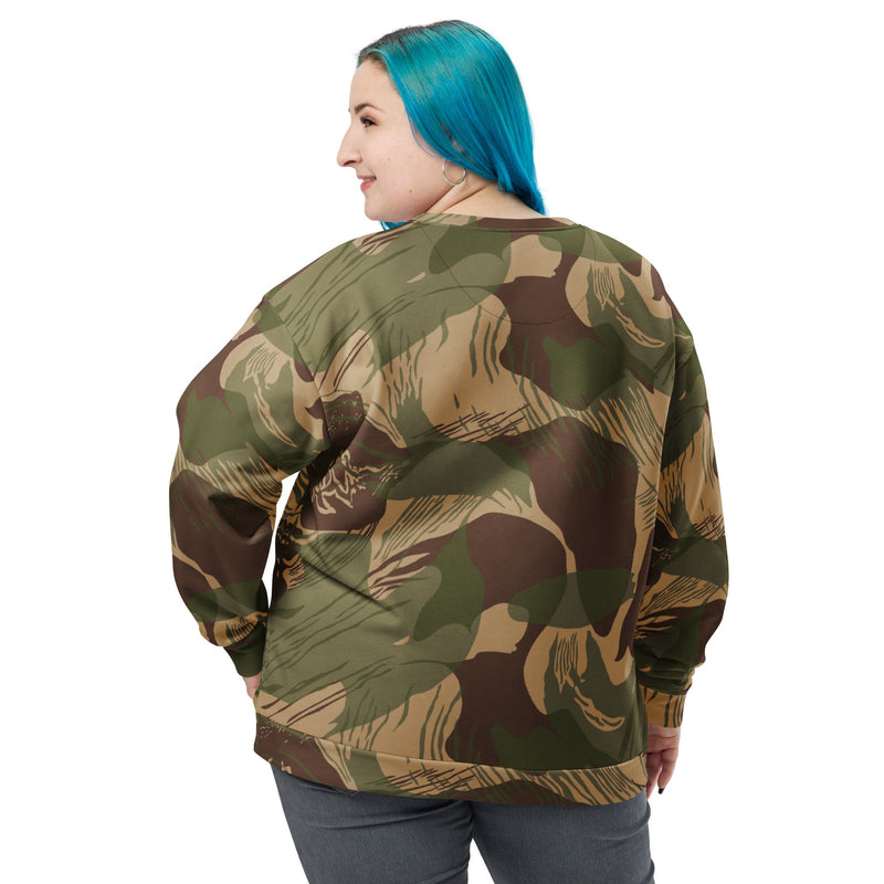 Brushstroke Multi-Terrain Rhodesian CAMO Unisex Sweatshirt