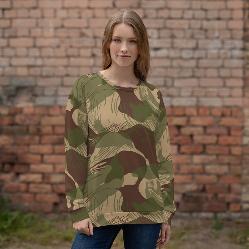 Brushstroke Multi-Terrain Rhodesian CAMO Unisex Sweatshirt