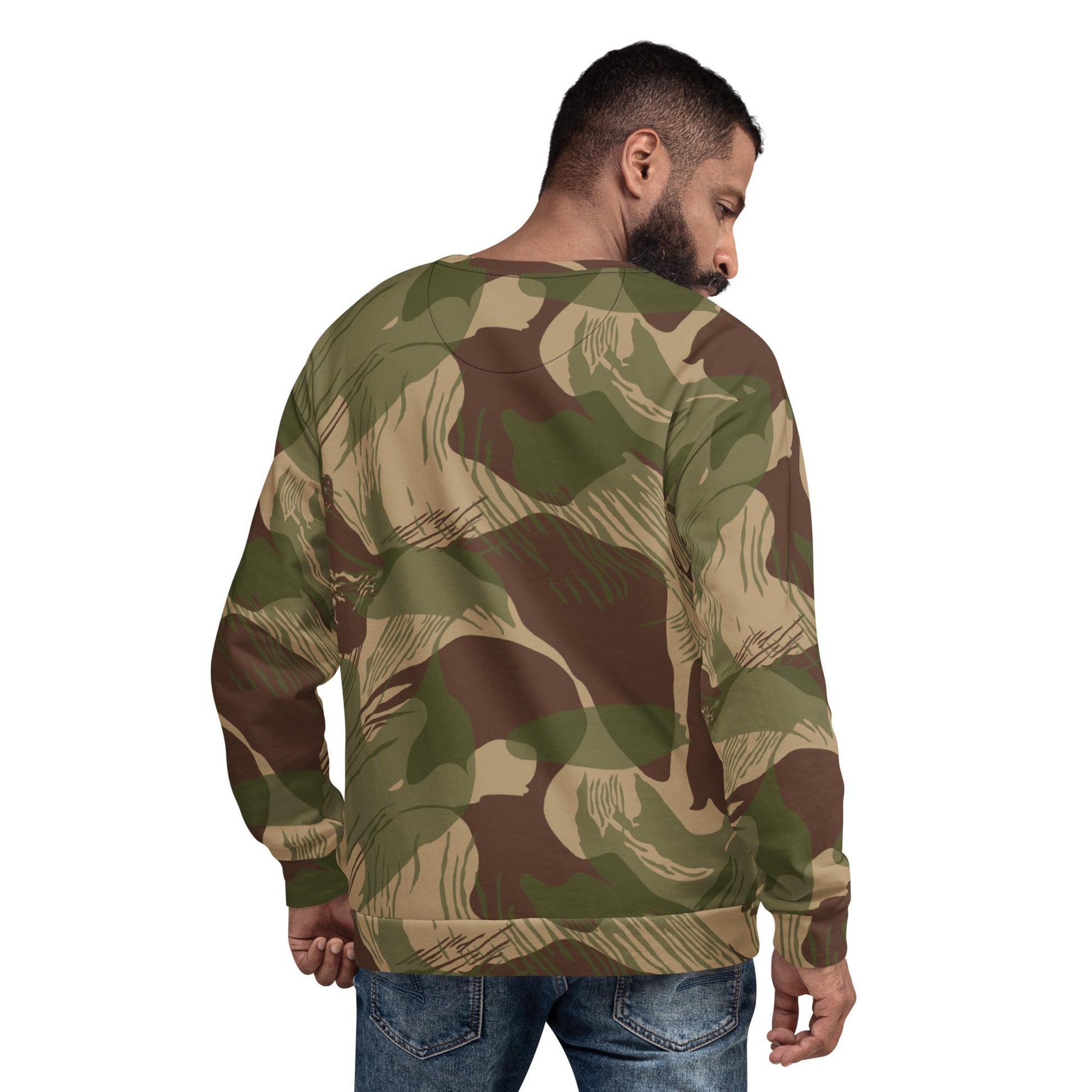 Rhodesian Brushstroke Multi-terrain CAMO Unisex Sweatshirt - Sweatshirts