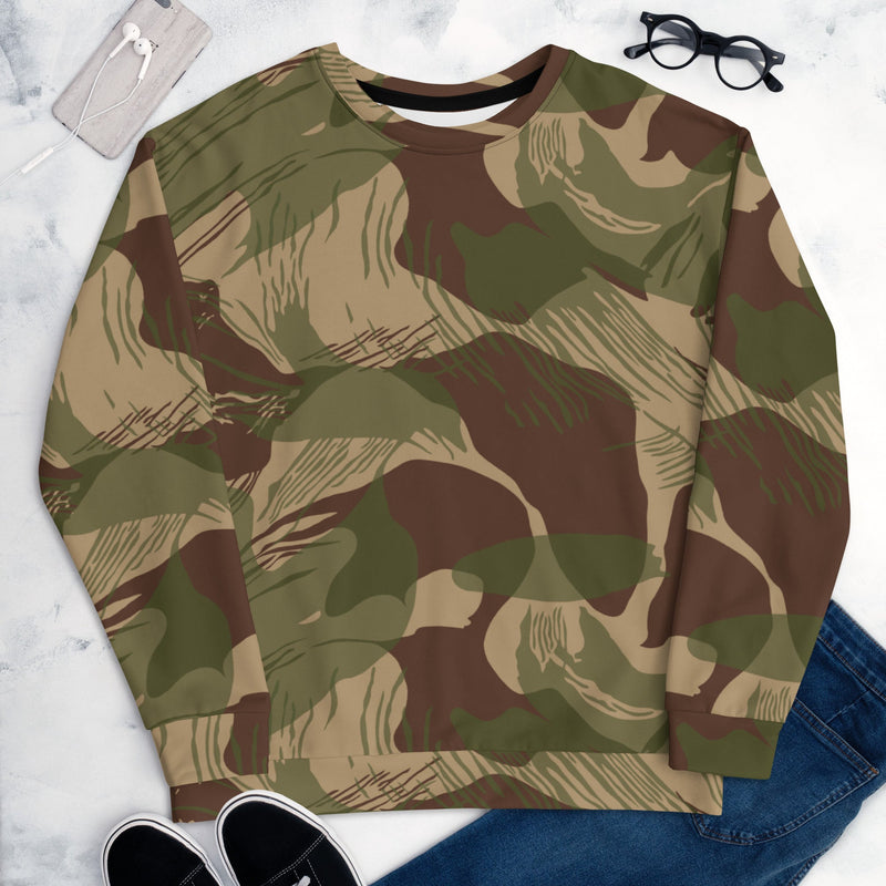 Brushstroke Multi-Terrain Rhodesian CAMO Unisex Sweatshirt