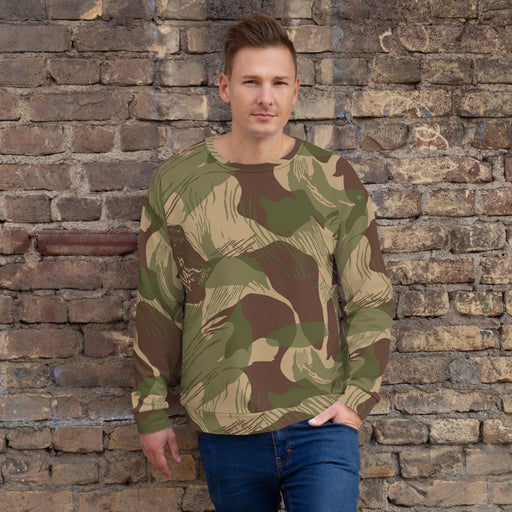 Brushstroke Multi-Terrain Rhodesian CAMO Unisex Sweatshirt - XS