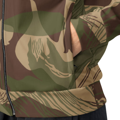 Rhodesian Brushstroke Multi-terrain CAMO Unisex track jacket - Track Jackets