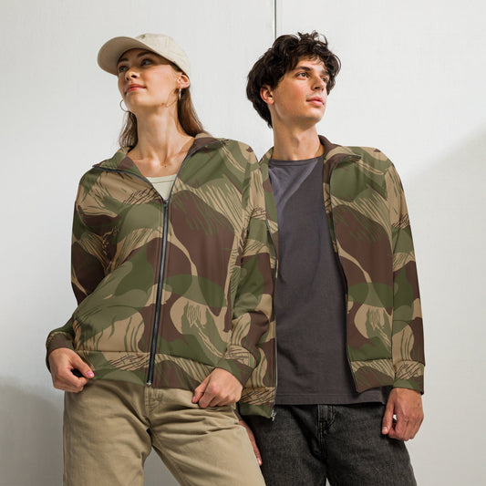 Rhodesian Brushstroke Multi-terrain CAMO Unisex track jacket - 2XS - Track Jackets