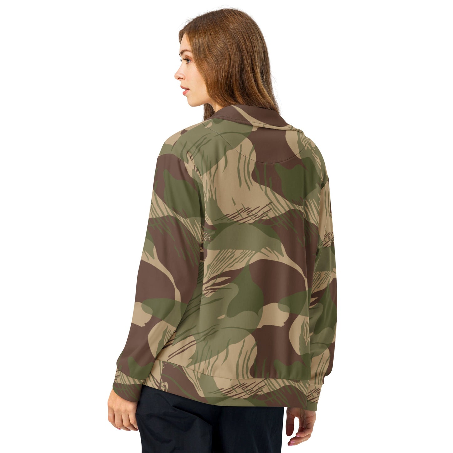 Rhodesian Brushstroke Multi-terrain CAMO Unisex track jacket - Track Jackets
