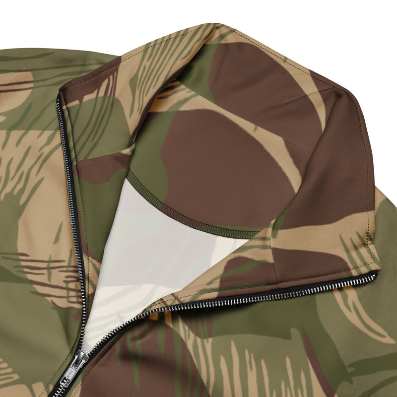 Brushstroke Multi-Terrain Rhodesian CAMO Unisex Track Jacket