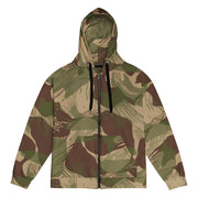 Brushstroke Multi-Terrain Rhodesian CAMO Unisex Zip Hoodie - 2XS
