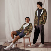 Brushstroke Multi-Terrain Rhodesian CAMO Unisex Zip Hoodie