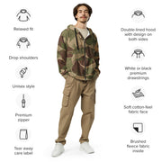 Brushstroke Multi-Terrain Rhodesian CAMO Unisex Zip Hoodie