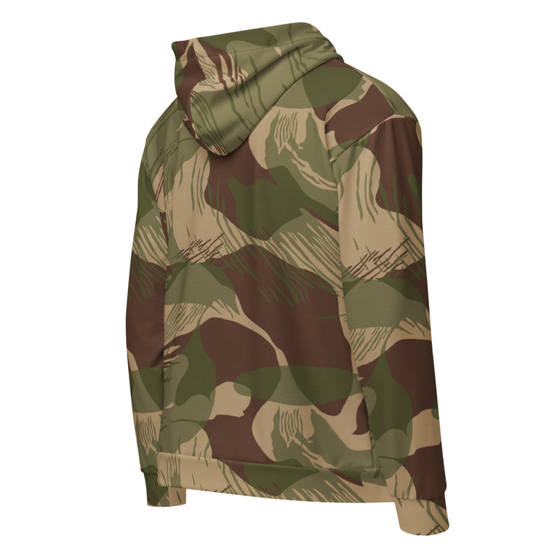 Brushstroke Multi-Terrain Rhodesian CAMO Unisex Zip Hoodie