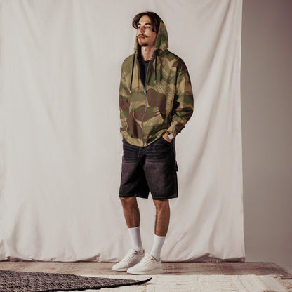 Rhodesian Brushstroke Multi terrain CAMO Unisex zip hoodie Zip Hoodies