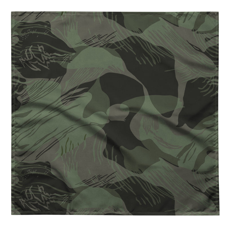 Brushstroke Night Rhodesian CAMO Bandana - L - Head