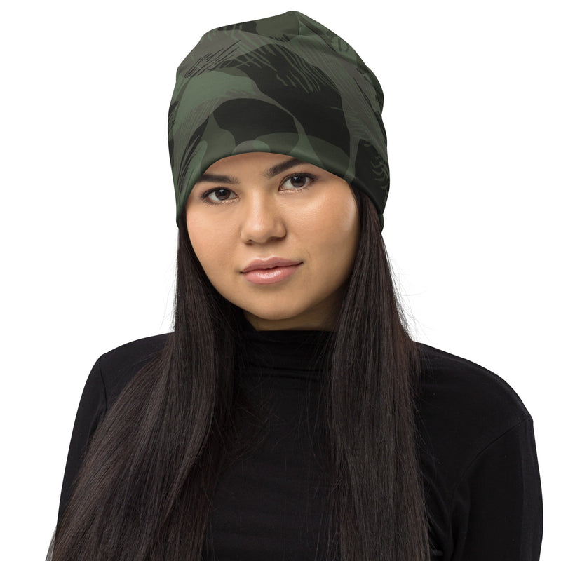 Brushstroke Night Rhodesian CAMO Beanie - Head
